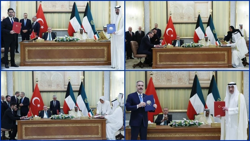 Türkiye ile Kuveyt arasında 4 anlaşma imzalandı