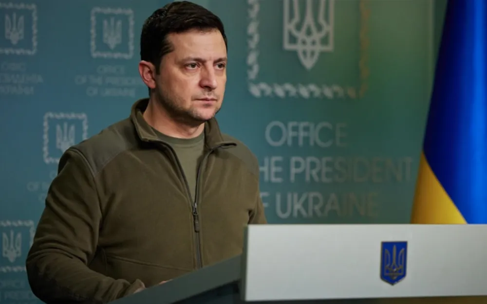  Zelenskiy, Ukrayna heyetinin 