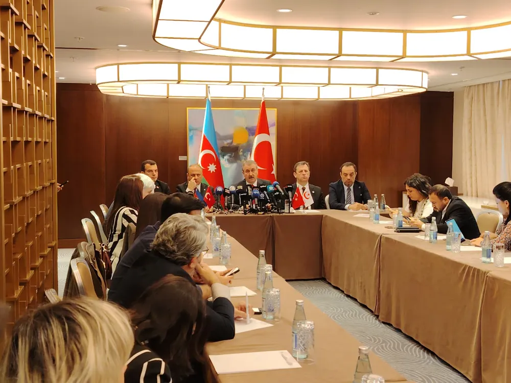 BBP Genel Başkanı Mustafa Destici Bakü’de: “Kıbrıs Konusu