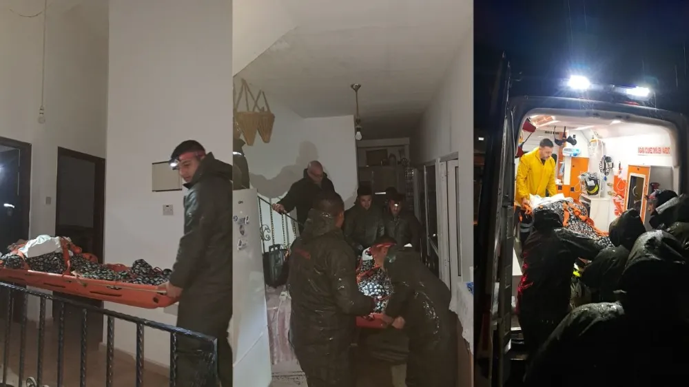 Gönyeli’de evinde mahsur kalan vatandaşlar tahliye edildi