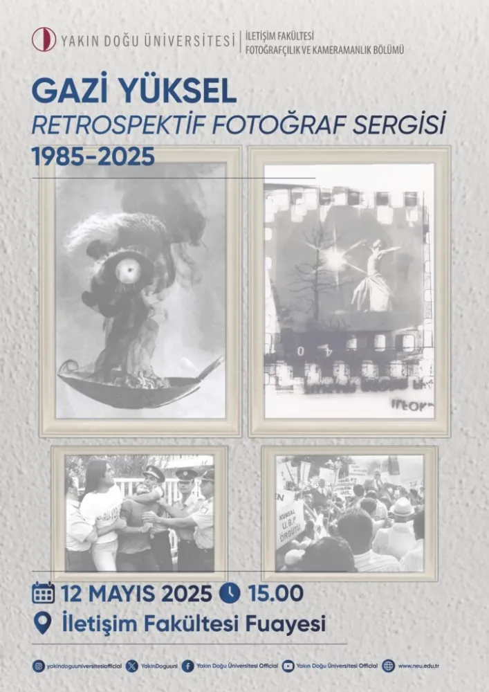 Gazi Yüksel’in retrospektif sergisi bugün saat 15.00’te YDÜ iletişim Fakültesi’nde açılacak