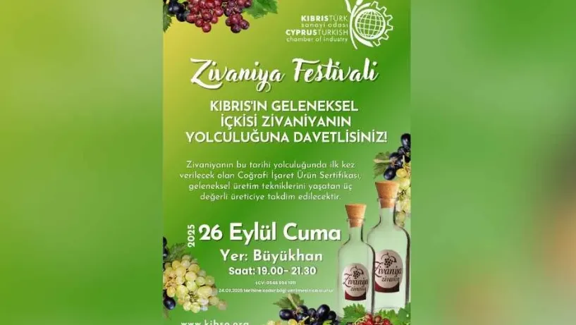 Büyük Han’da 26 Eylül Cuma günü “Zivaniya Festivali” düzenlenecek